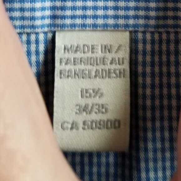 Perry Ellis dress shirt, size 15.5 neck - Picture 4 of 9